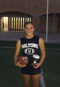 Paula Gómez, la mejor jugadora del torneo.